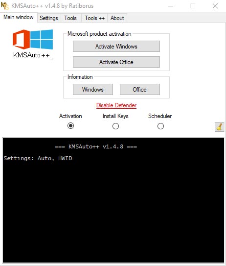 KMSAuto Windows Activator